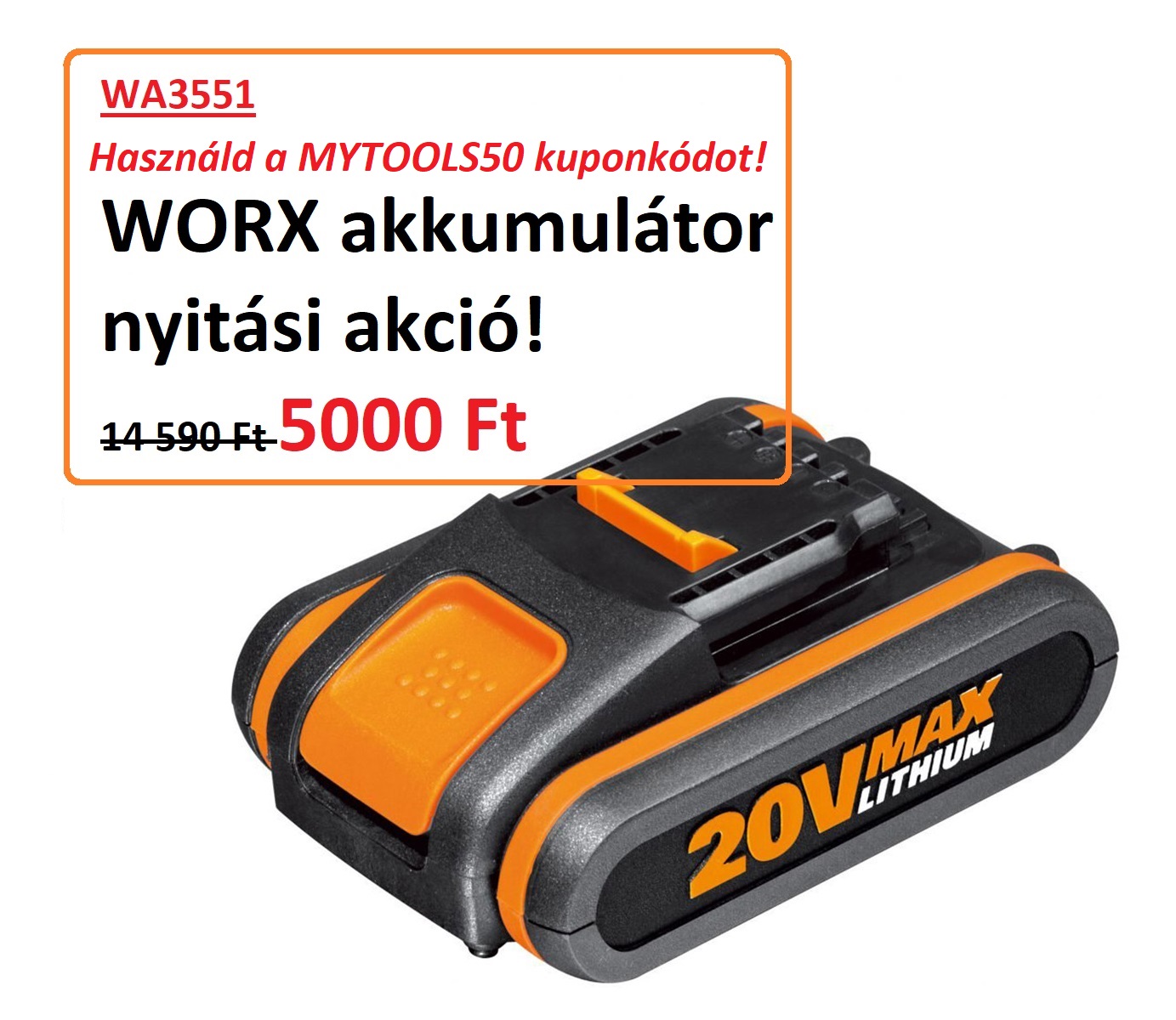 Аккумулятор worx wa3551